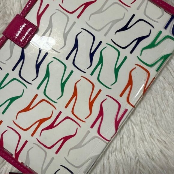 Nine West Stiletto Fuchsia Trim Snap Closure Stiletto Page Journal Planner - Picture 3 of 9